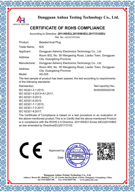 Rohs Certificate_page-0001